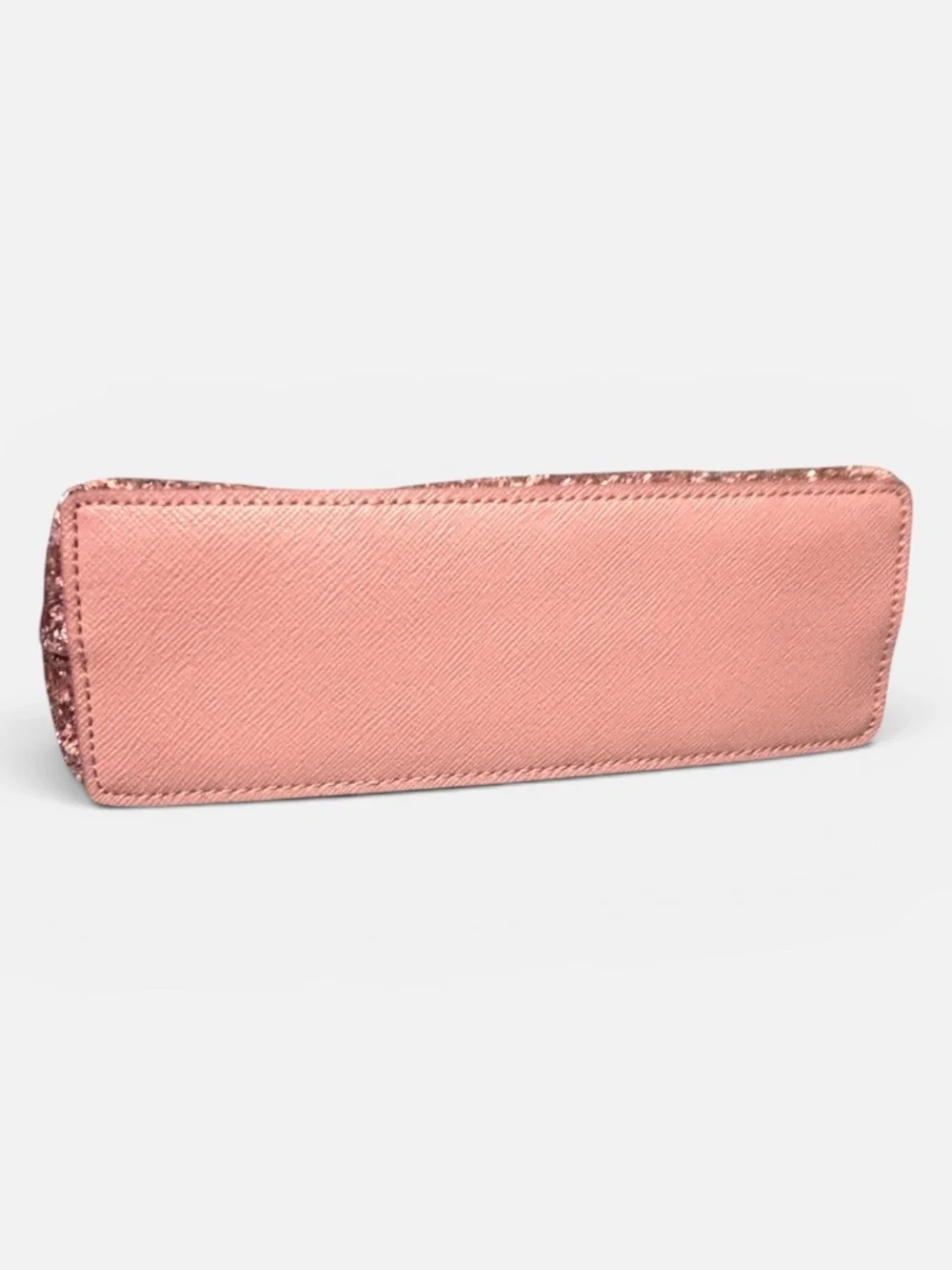 Kate Spade New York Little Shiloh Greta Court Cosmetic Bag Dusty Peony Glitter